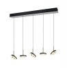 Lampa wisząca LED okrągła wielopunktowa designerska nowoczesna ściemnialna GUANO 334410507 Trio